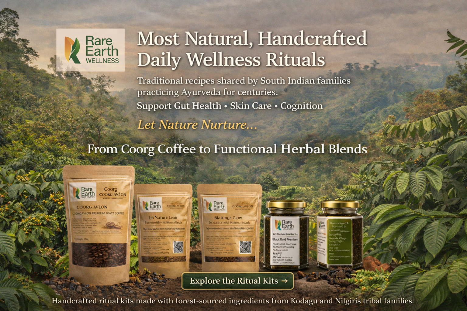 Rareearth Wellness Daily Wellness Rituals Hero Image