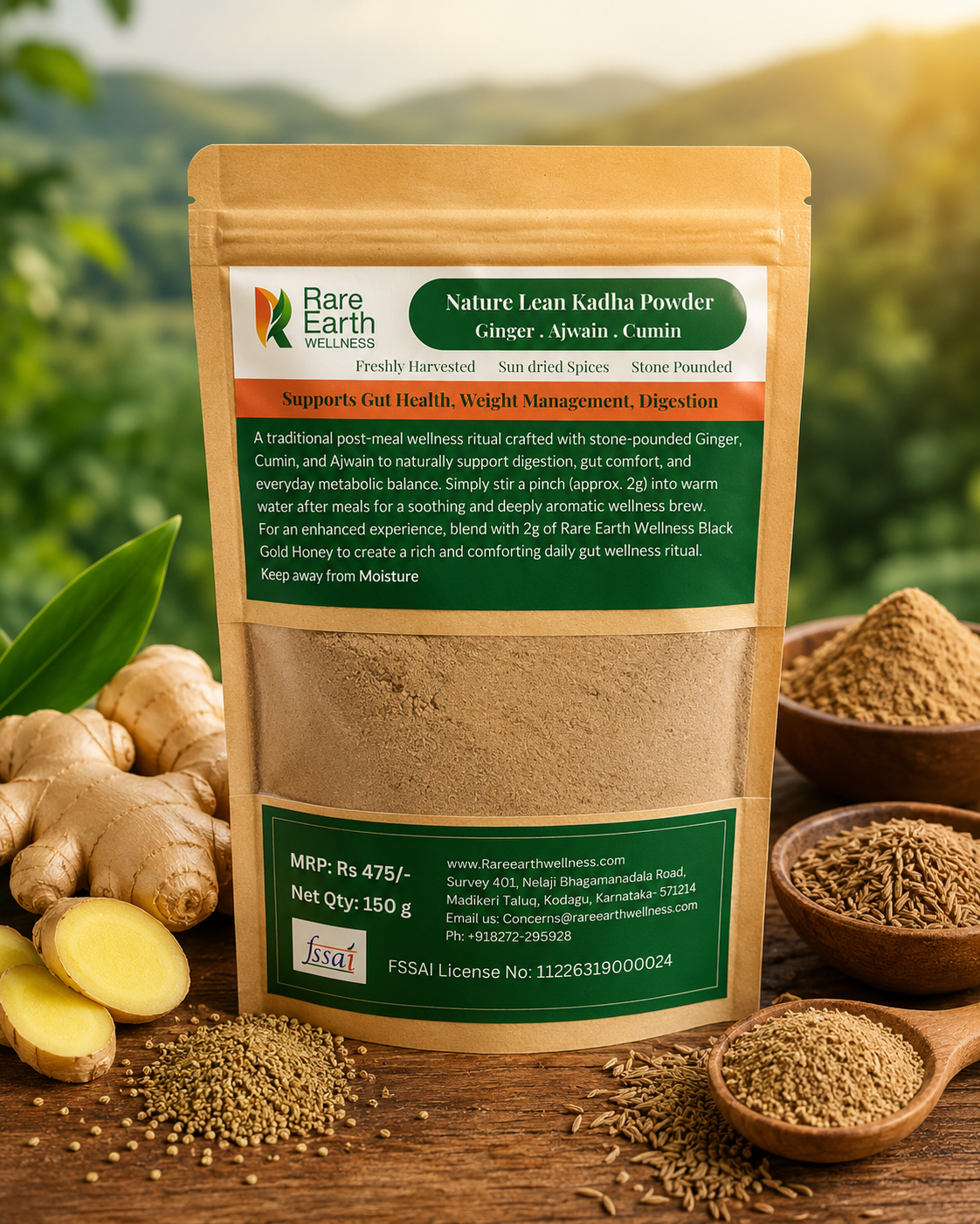 Nature Lean Kadha — Premium Digestive Wellness Powder