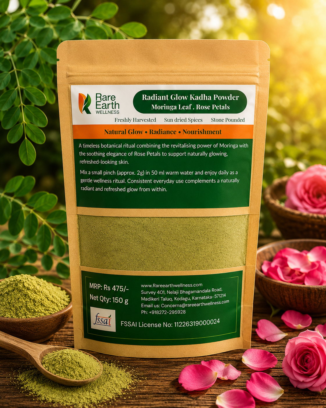 Radiant Glow Kadha — RareEarth Wellness